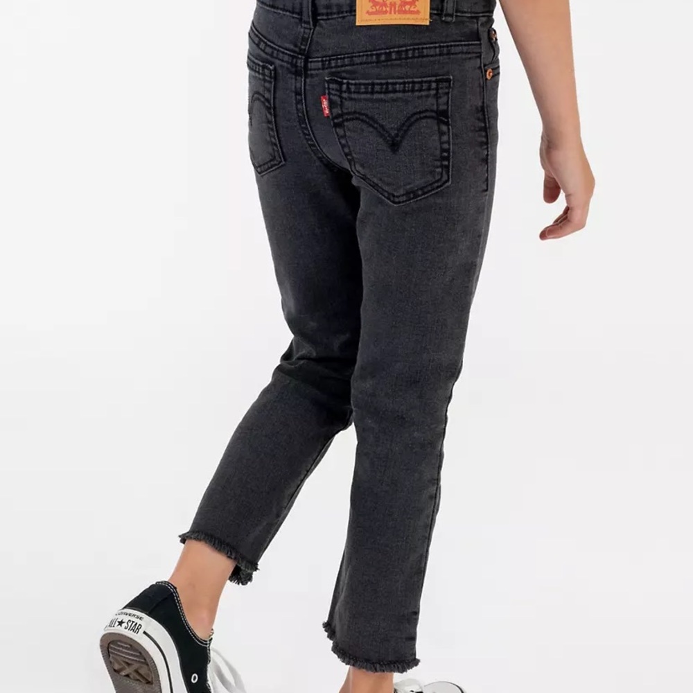 HIGH RISE ANKLE STRAIGHT BIG GIRLS JEANS size 8Reg